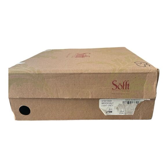 Sofft Brookdale Light Grey Ankle Boots Women’s Size 7 NIB - Picture 12 of 12